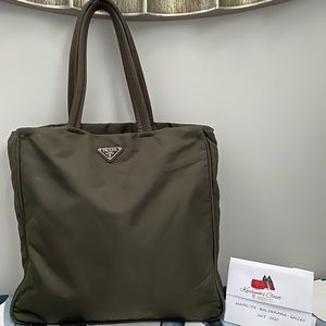 Preloved Prada Nylon Tote Bag